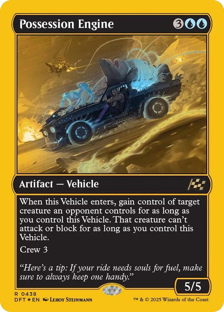 Possession Engine (First-Place Foil) 438 card from Aetherdrift