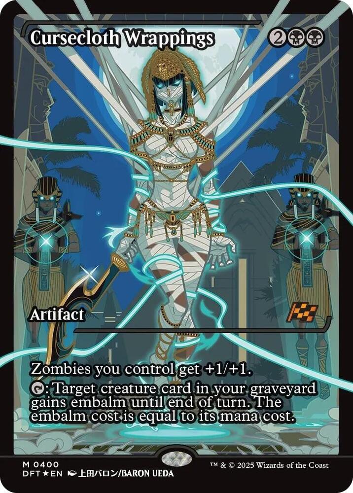 Cursecloth Wrappings (Showcase) 400 card from Aetherdrift