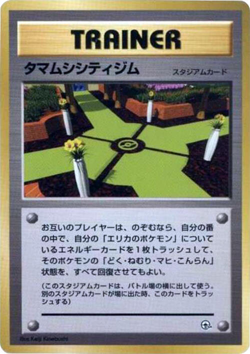 Celadon City Gym card from City Gym Decks