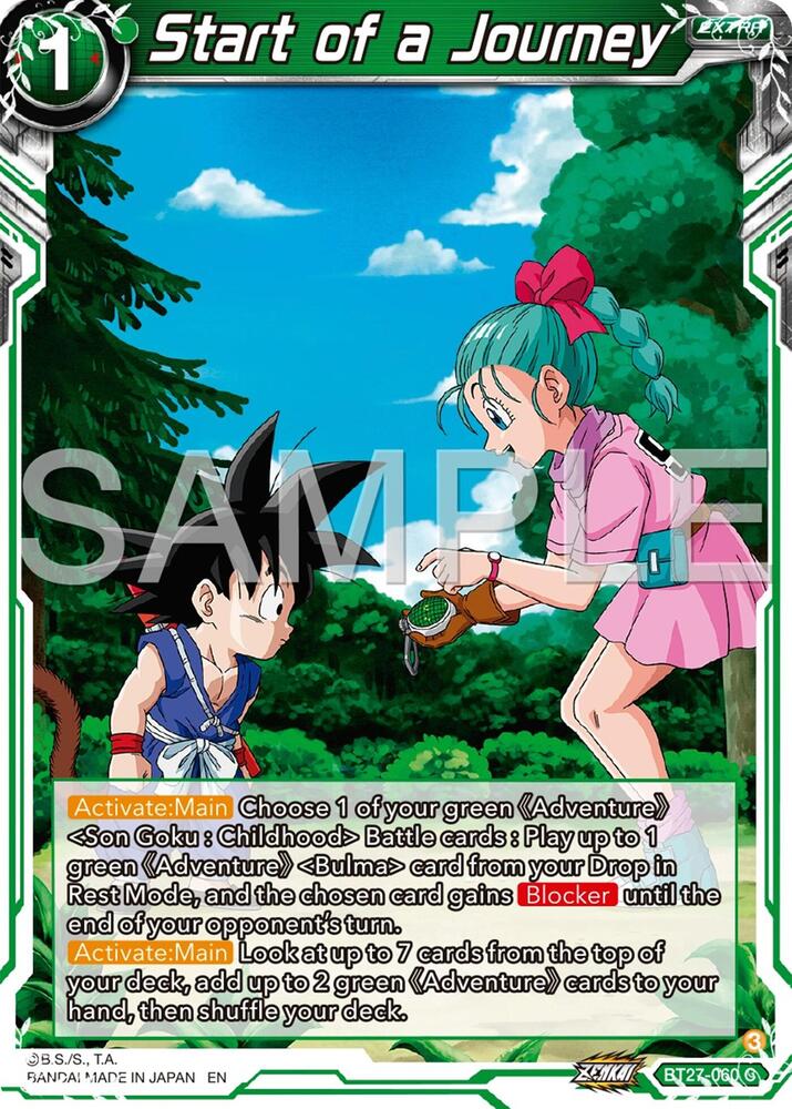 Start of a Journey BT27-060 card from History of Z