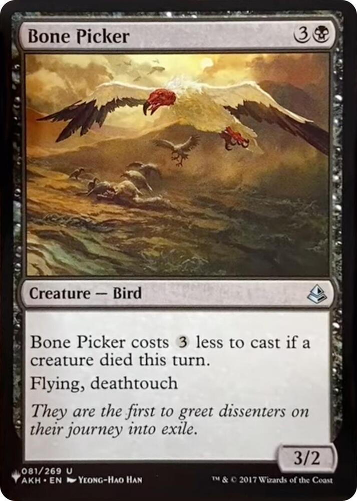 Bone Picker 081/269 card from The List Reprints