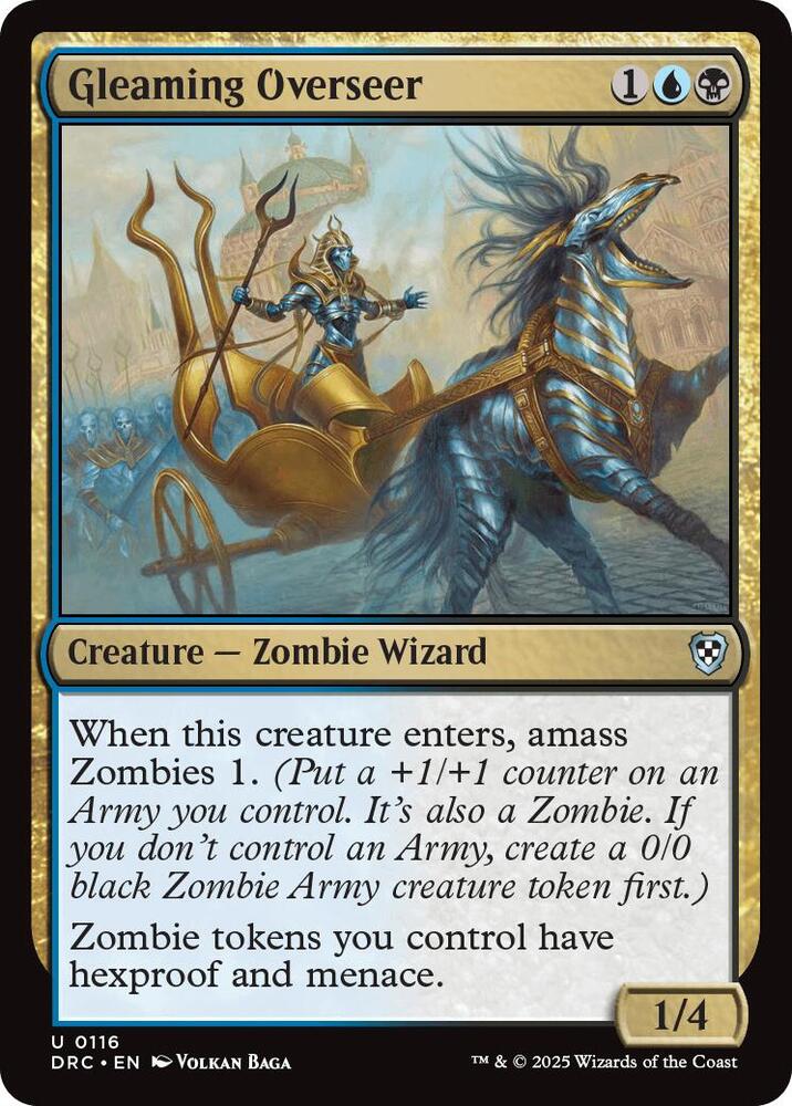 Gleaming Overseer 116 card from Commander: Aetherdrift