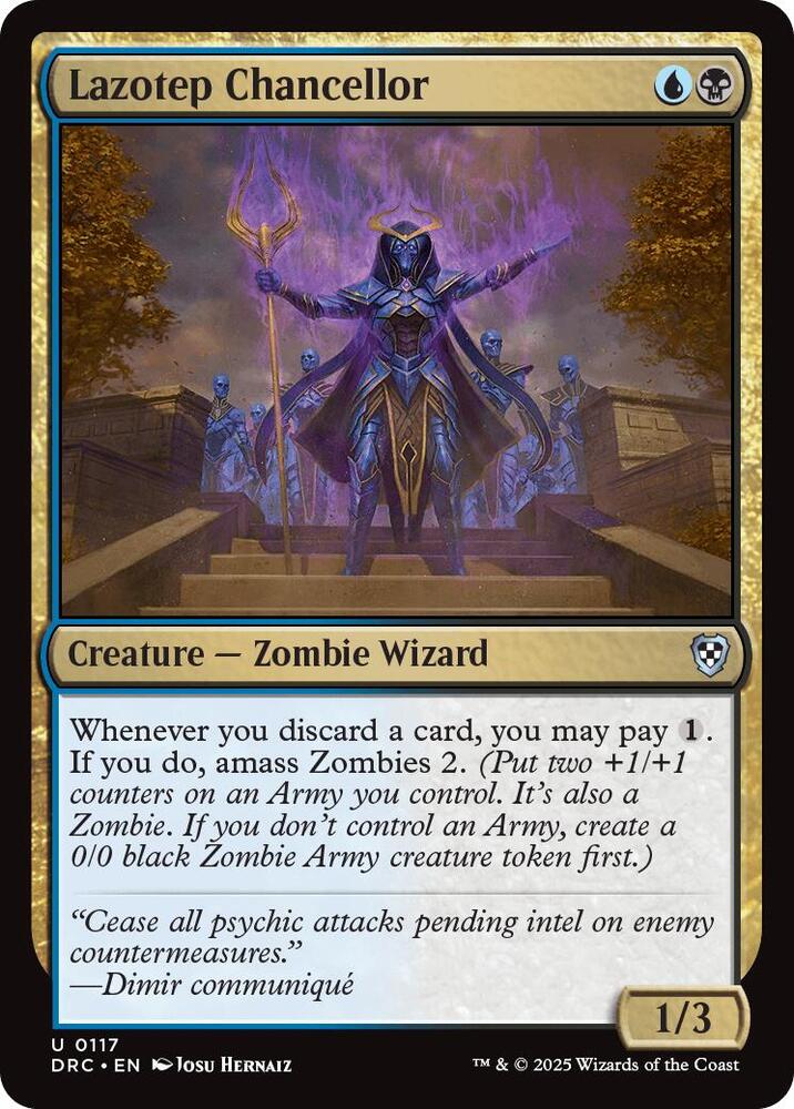 Lazotep Chancellor 117 card from Commander: Aetherdrift
