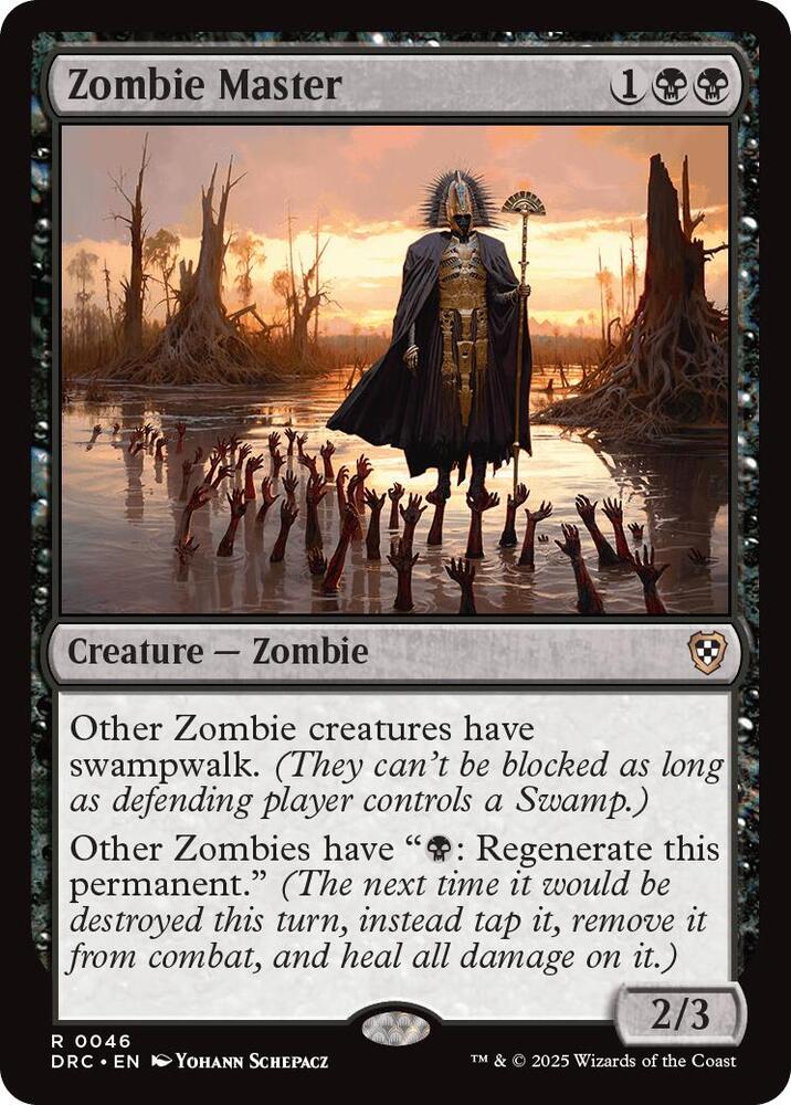Zombie Master 46 card from Commander: Aetherdrift