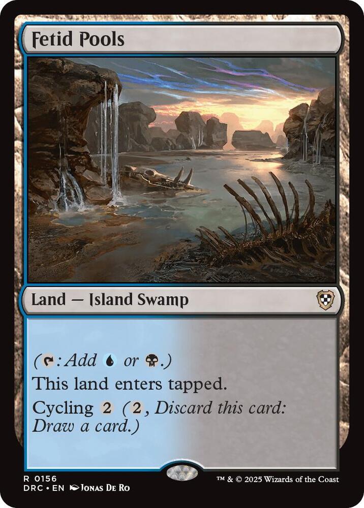 Fetid Pools 156 card from Commander: Aetherdrift