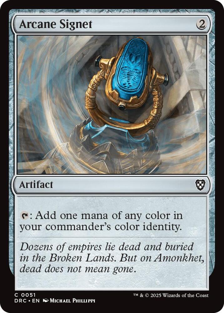 Arcane Signet 51 card from Commander: Aetherdrift