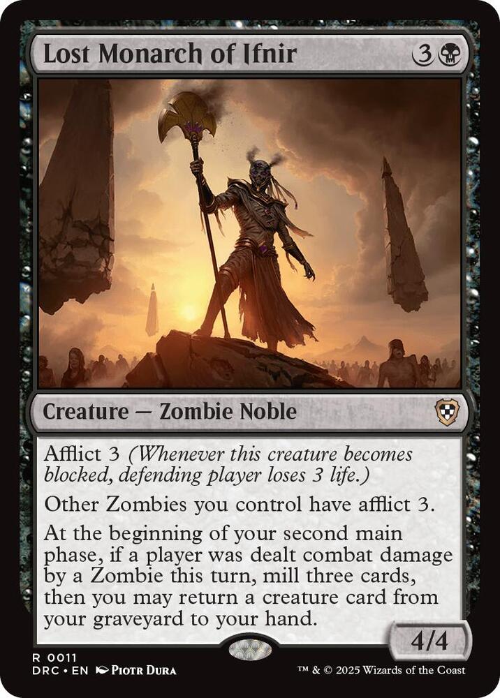 Lost Monarch of Ifnir 11 card from Commander: Aetherdrift