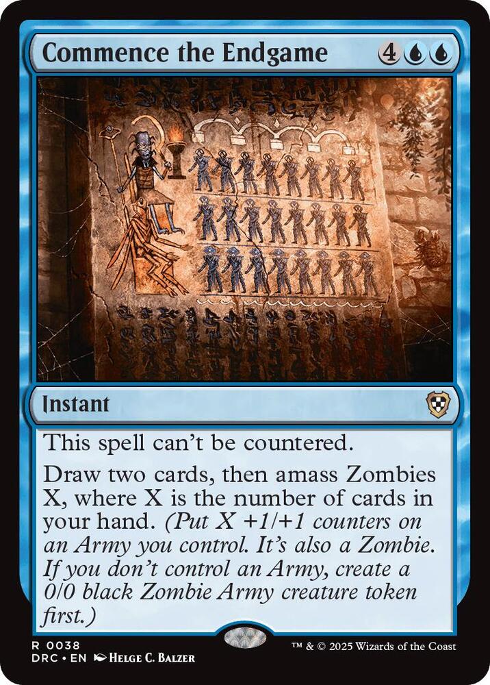 Commence the Endgame 38 card from Commander: Aetherdrift