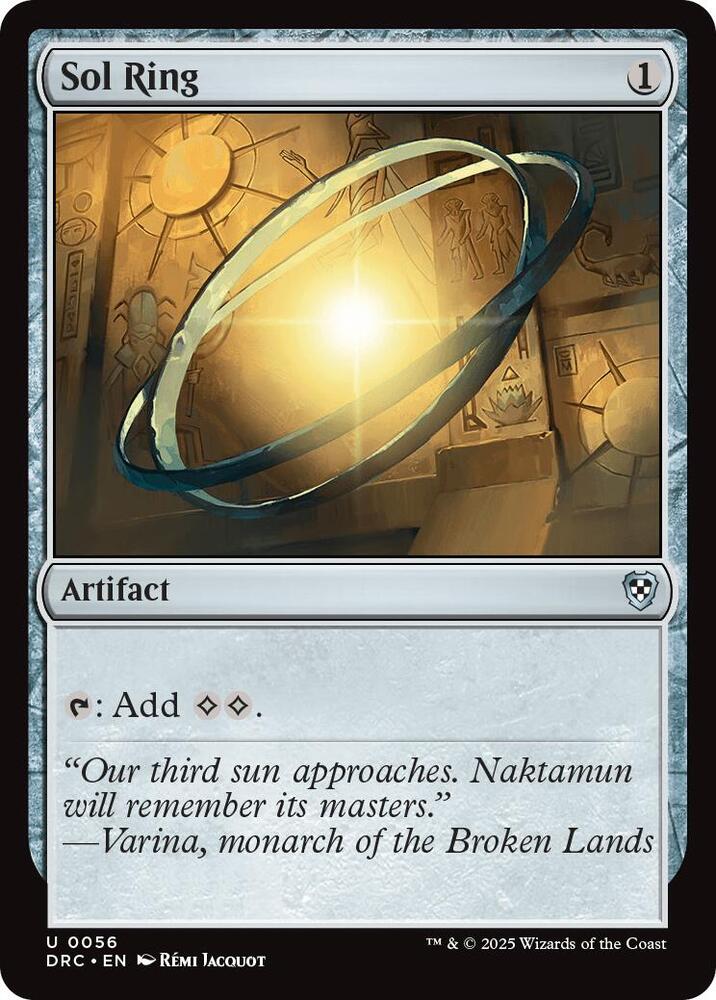 Sol Ring 56 card from Commander: Aetherdrift