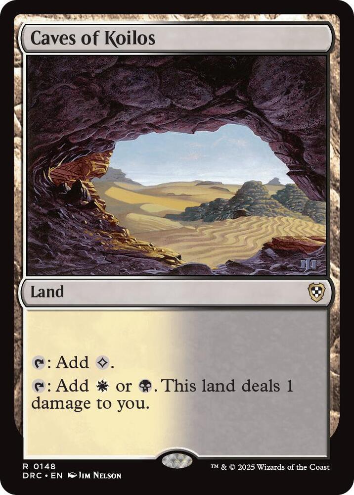 Caves of Koilos 148 card from Commander: Aetherdrift