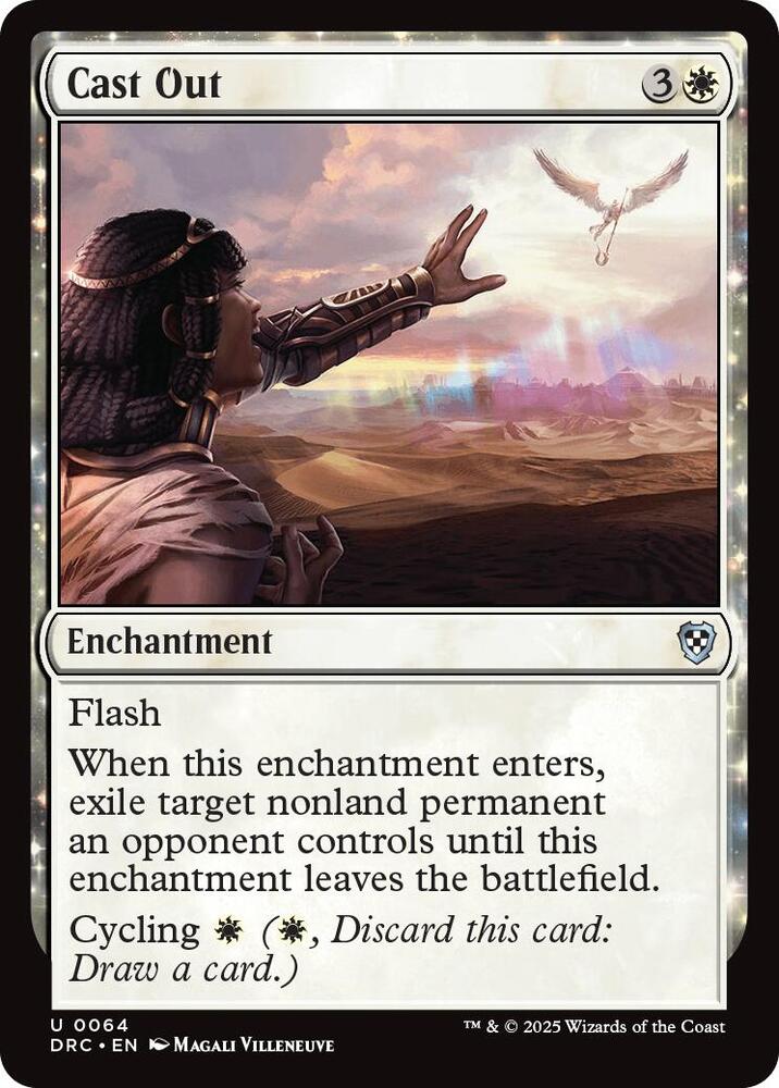 Cast Out 64 card from Commander: Aetherdrift