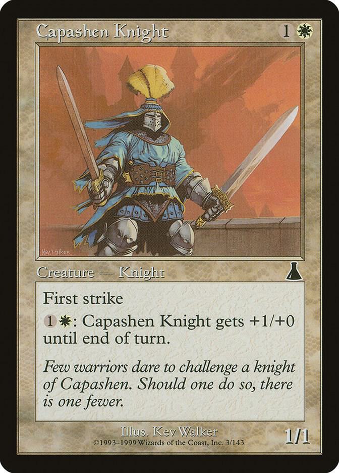 Capashen Knight 3 card from Urza's Destiny