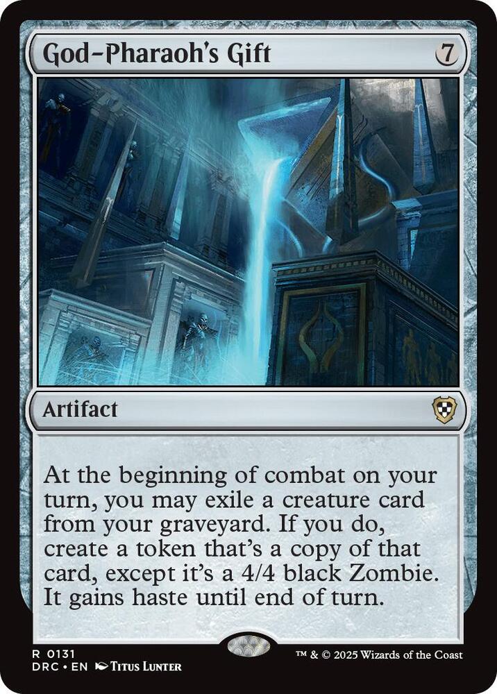 God-Pharaoh's Gift 131 card from Commander: Aetherdrift