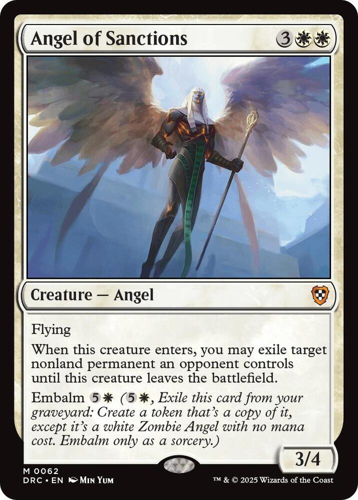 Angel of Sanctions 62 card from Commander: Aetherdrift