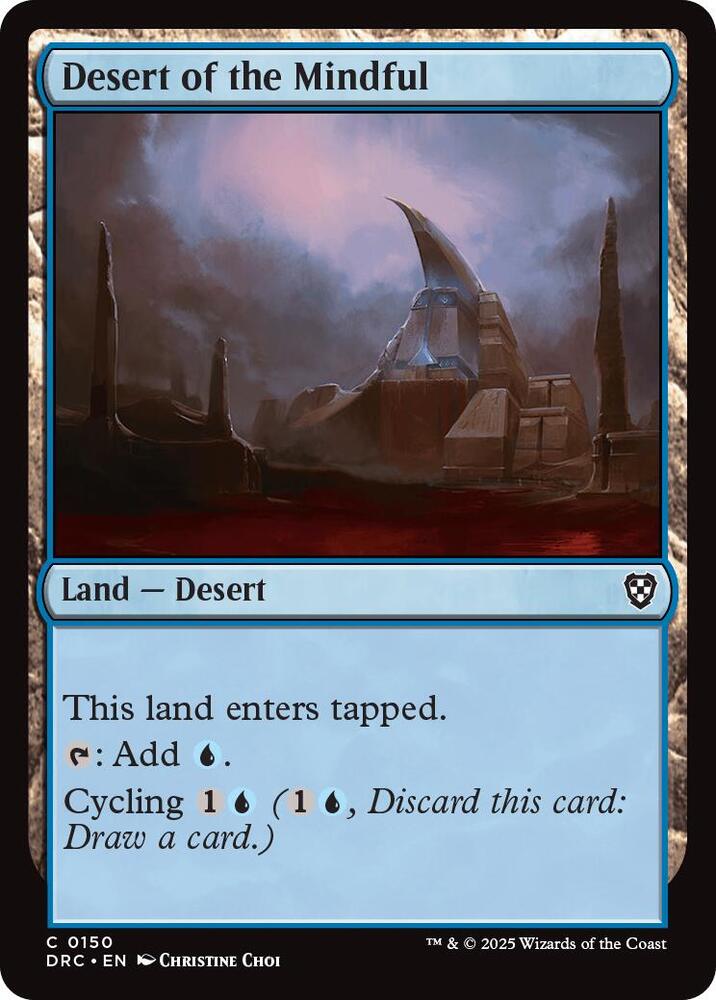 Desert of the Mindful 150 card from Commander: Aetherdrift