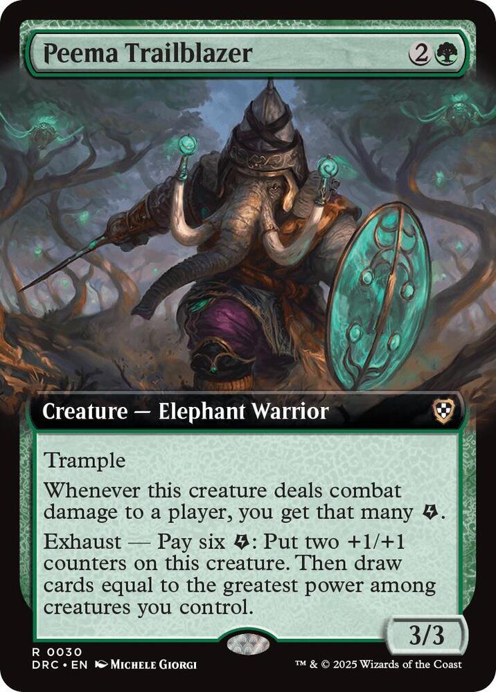 Peema Trailblazer (Extended Art) 30 card from Commander: Aetherdrift
