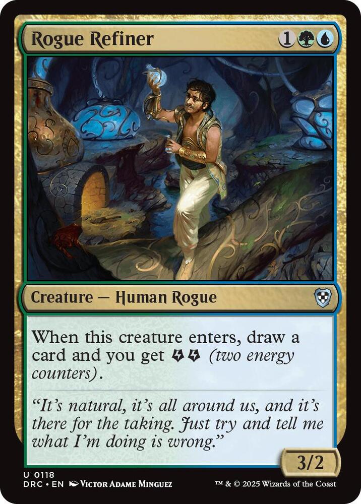 Rogue Refiner 118 card from Commander: Aetherdrift