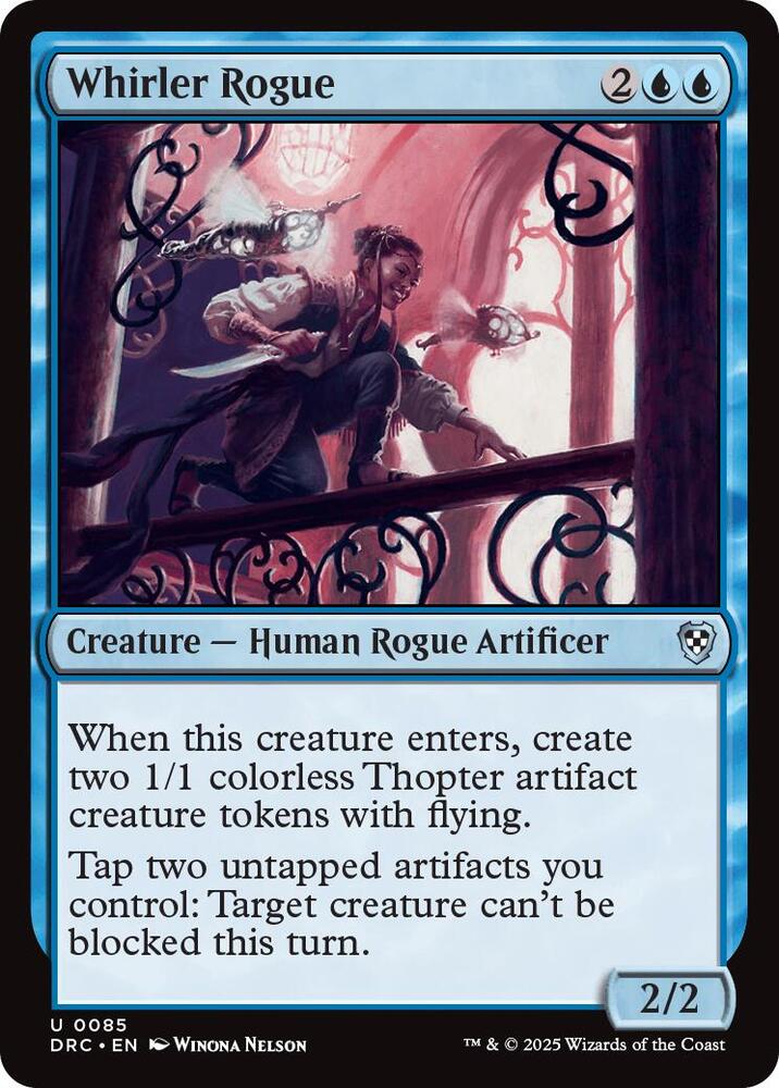 Whirler Rogue 85 card from Commander: Aetherdrift