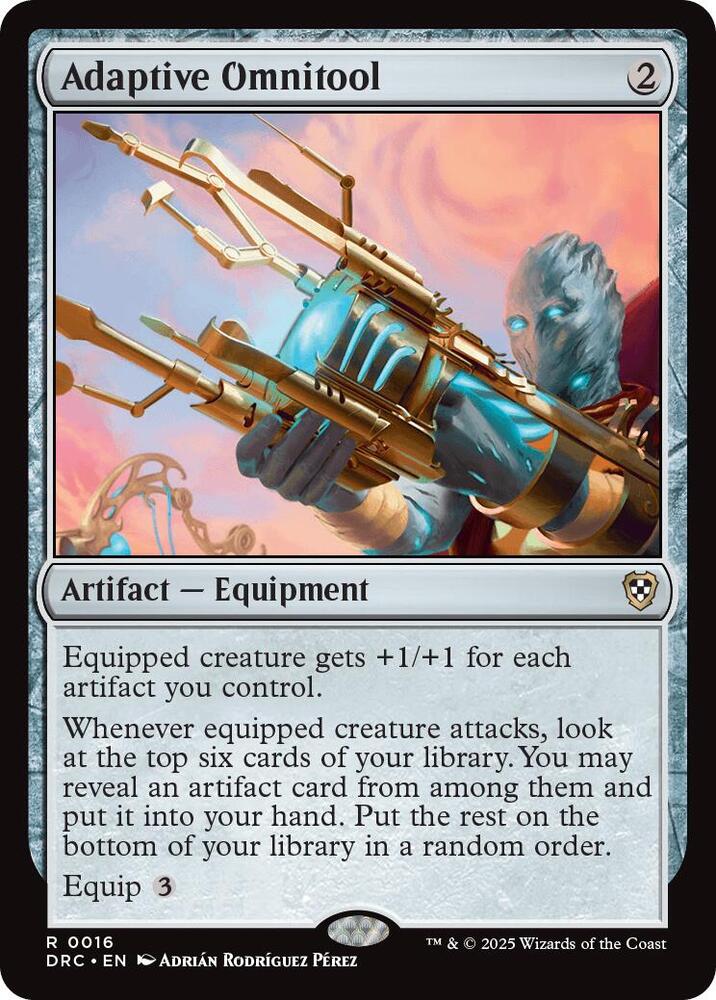 Adaptive Omnitool 16 card from Commander: Aetherdrift
