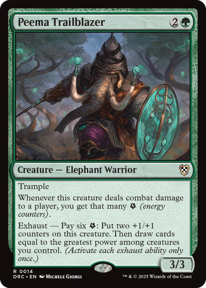 Peema Trailblazer 14 card from Commander: Aetherdrift