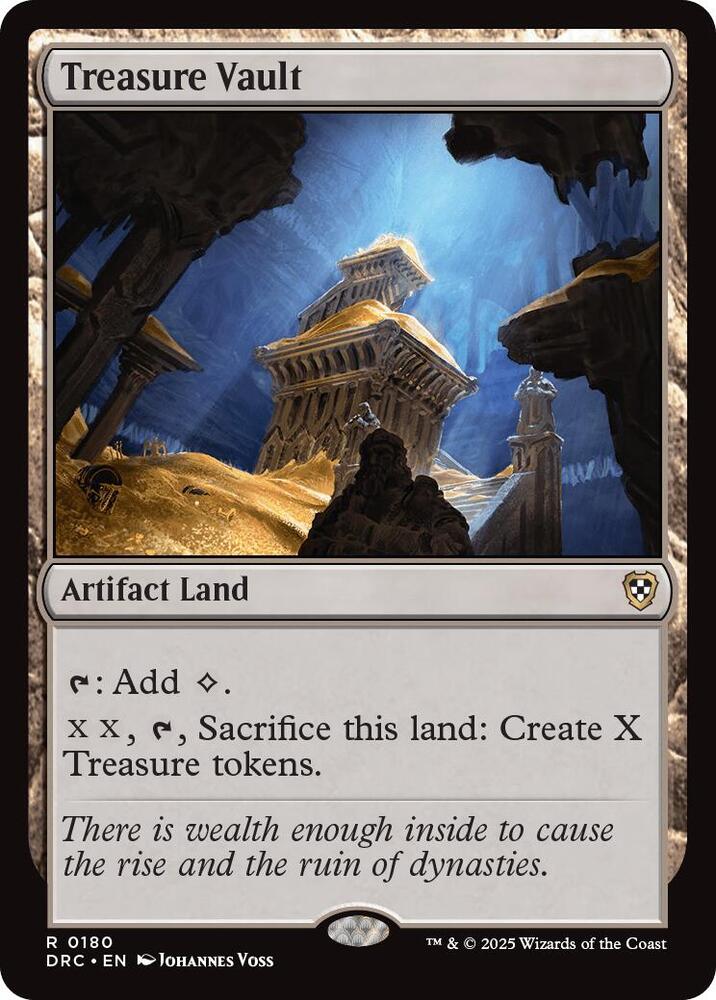Treasure Vault 180 card from Commander: Aetherdrift