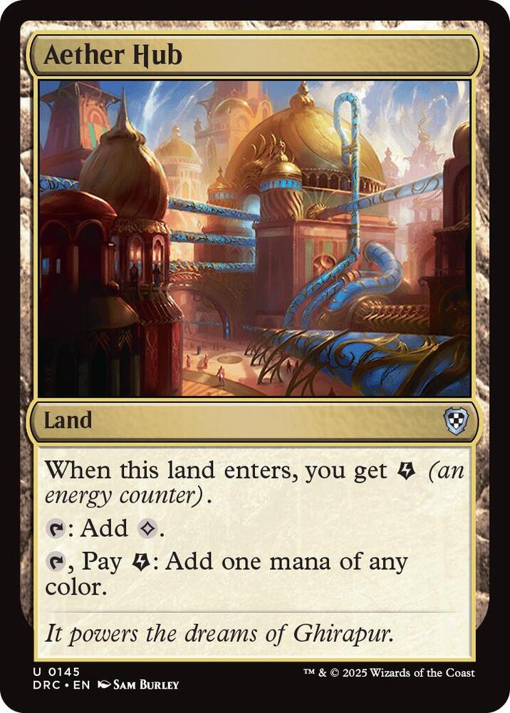 Aether Hub 145 card from Commander: Aetherdrift