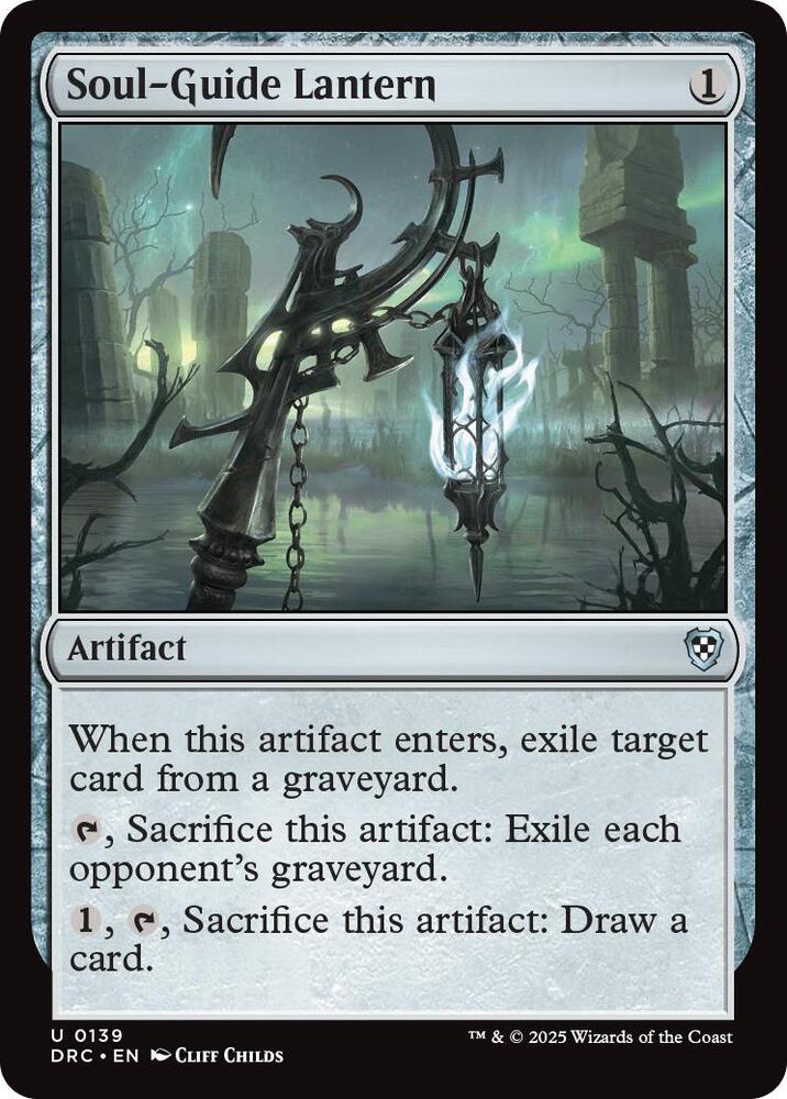 Soul-Guide Lantern 139 card from Commander: Aetherdrift