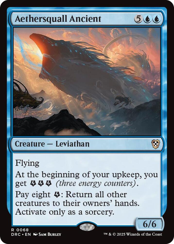 Aethersquall Ancient 68 card from Commander: Aetherdrift