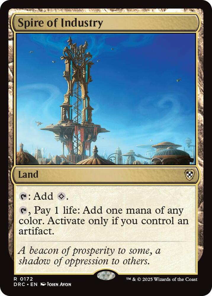 Spire of Industry 172 card from Commander: Aetherdrift