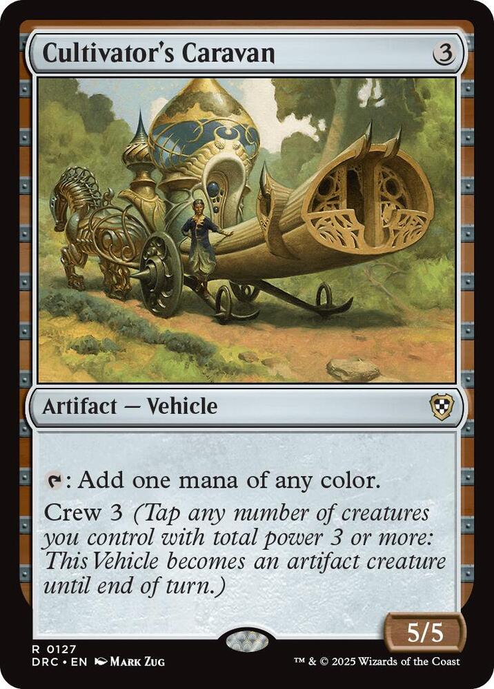 Cultivator's Caravan 127 card from Commander: Aetherdrift