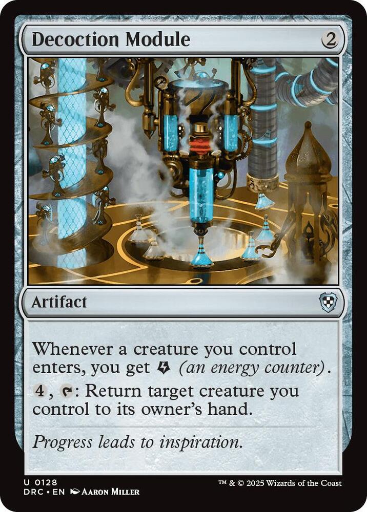 Decoction Module 128 card from Commander: Aetherdrift