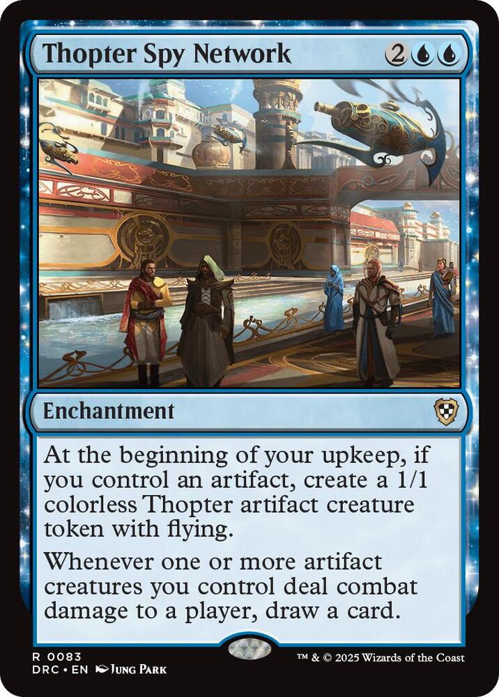 Thopter Spy Network 83 card from Commander: Aetherdrift