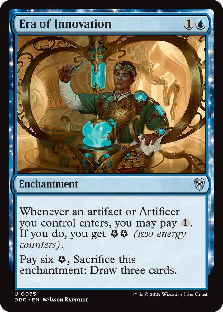 Era of Innovation 75 card from Commander: Aetherdrift