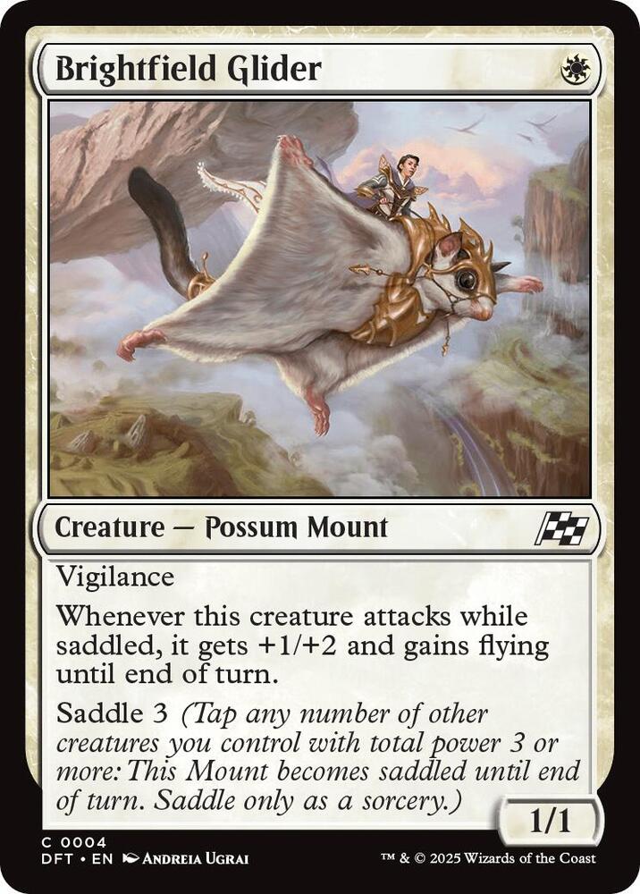 Brightfield Glider 4 card from Aetherdrift