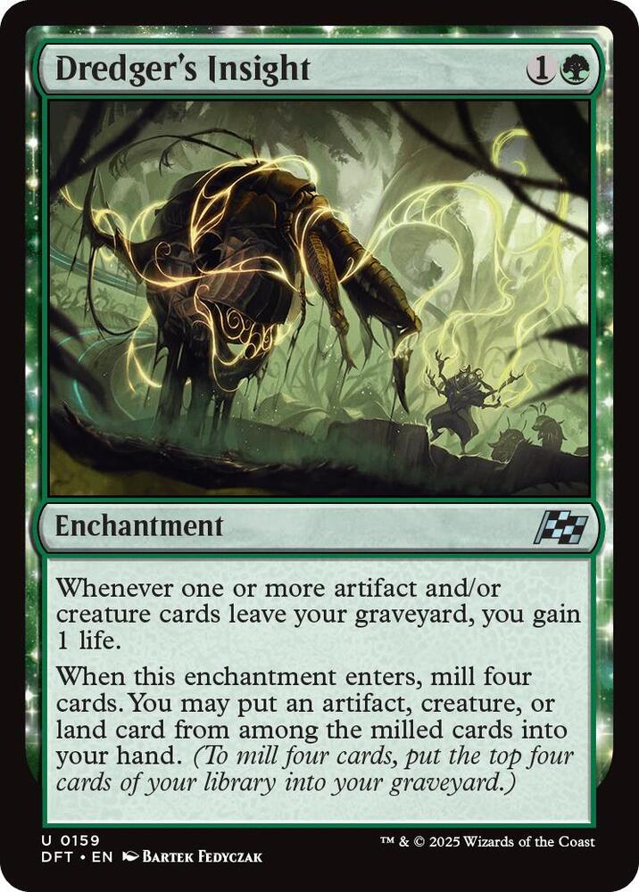 Dredger's Insight 159 card from Aetherdrift
