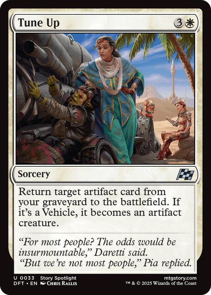 Tune Up 33 card from Aetherdrift
