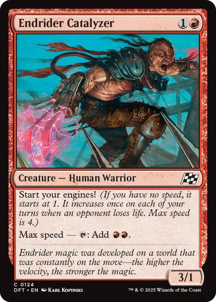 Endrider Catalyzer 124 card from Aetherdrift