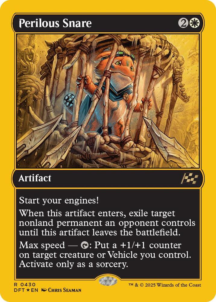 Perilous Snare (First-Place Foil) 430 card from Aetherdrift