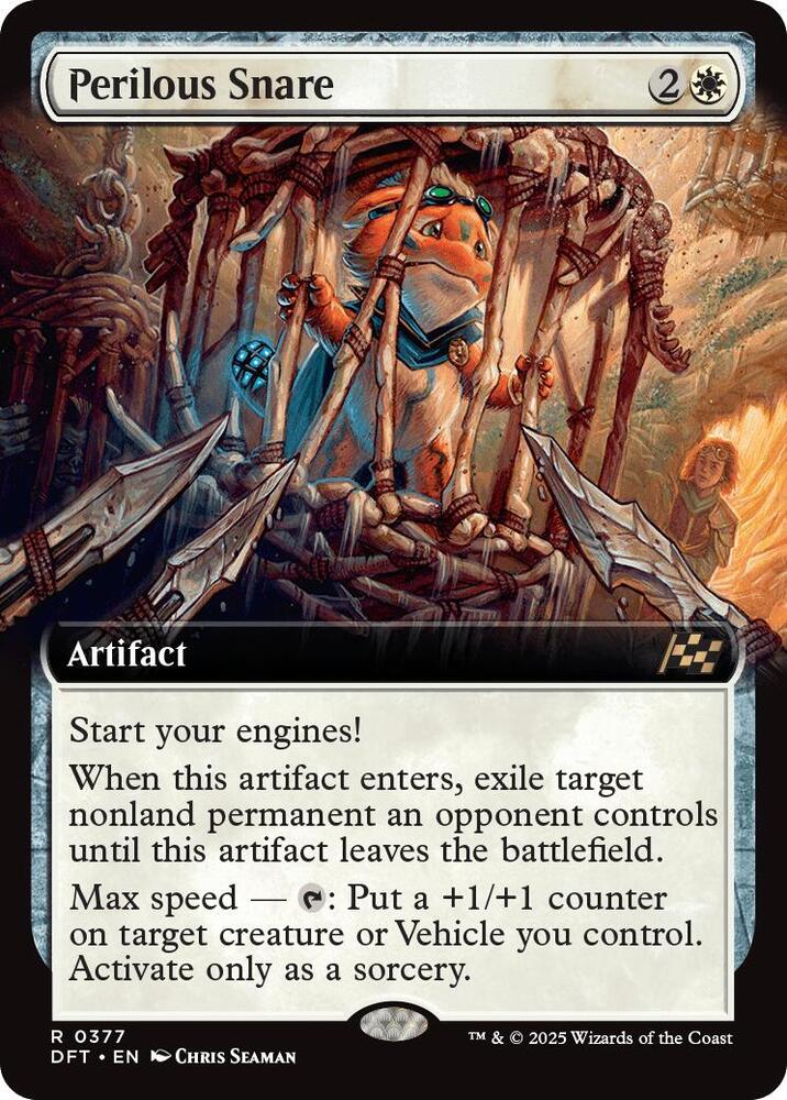 Perilous Snare (Extended Art) 377 card from Aetherdrift