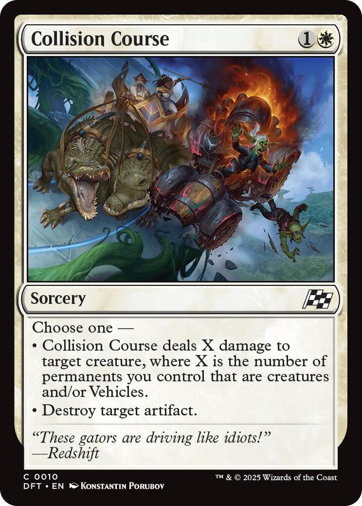 Collision Course 10 card from Aetherdrift