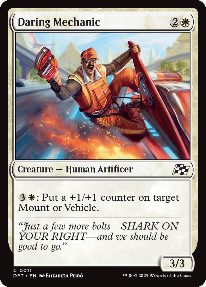 Daring Mechanic 11 card from Aetherdrift