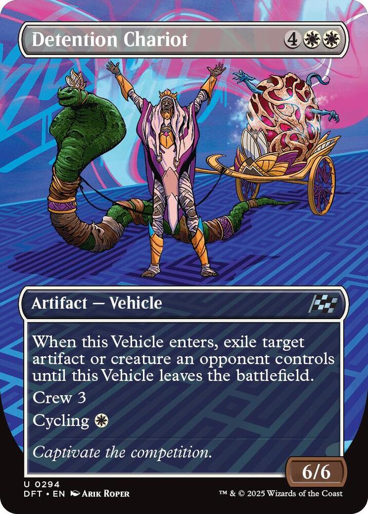 Detention Chariot (Borderless) 294 card from Aetherdrift