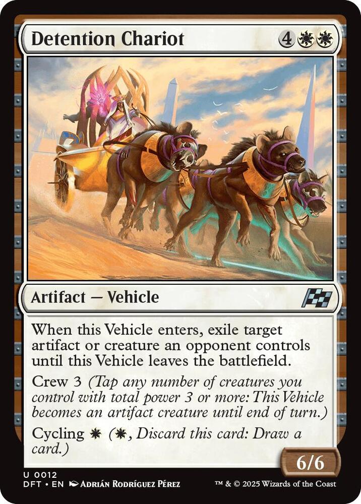 Detention Chariot 12 card from Aetherdrift