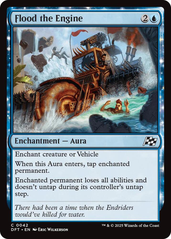 Flood the Engine 42 card from Aetherdrift