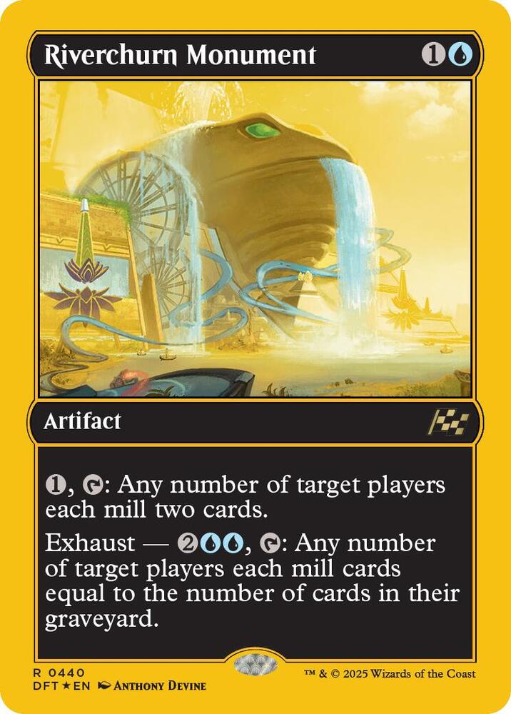 Riverchurn Monument (First-Place Foil) 440 card from Aetherdrift