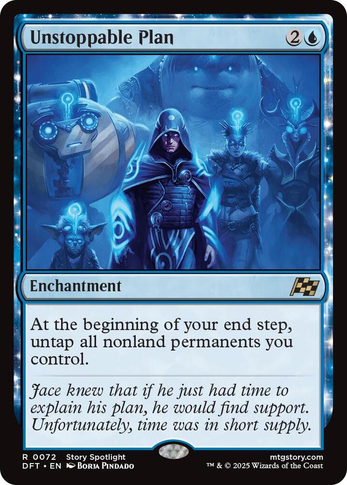 Unstoppable Plan 72 card from Aetherdrift