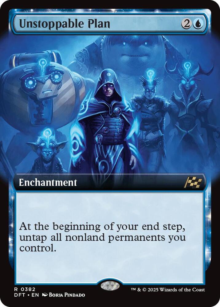 Unstoppable Plan (Extended Art) 382 card from Aetherdrift