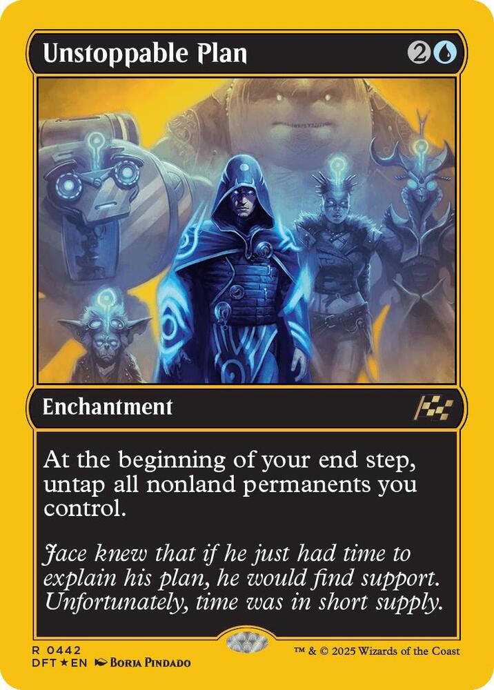 Unstoppable Plan (First-Place Foil) 442 card from Aetherdrift