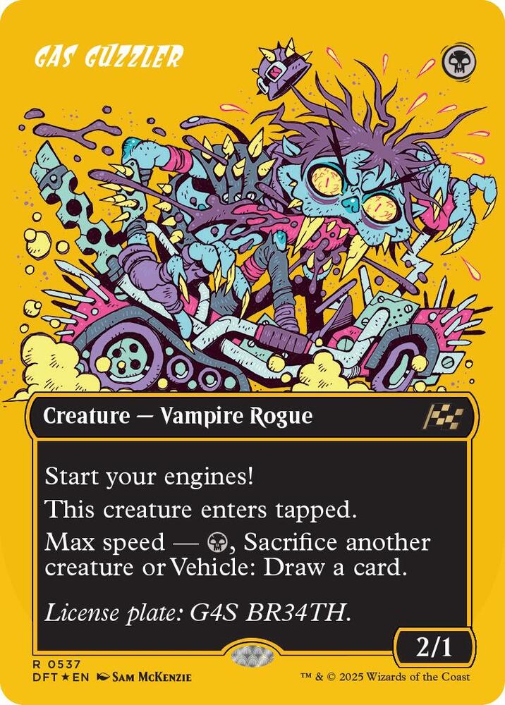 Gas Guzzler (Borderless) (First-Place Foil) 537 card from Aetherdrift