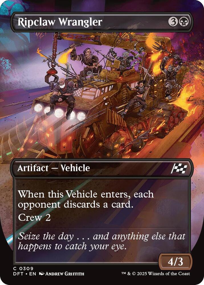 Ripclaw Wrangler (Borderless) 309 card from Aetherdrift